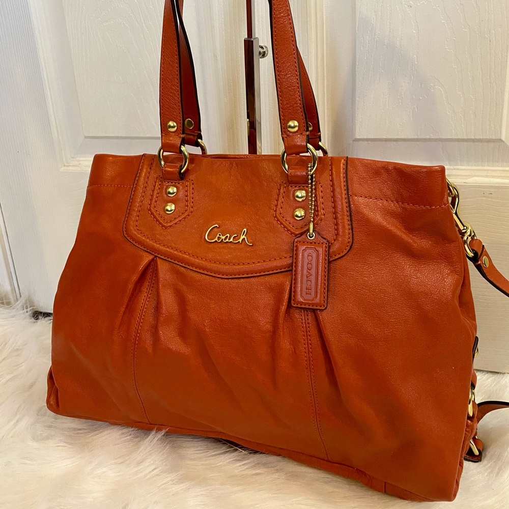 Authentic Leather Coach Purse